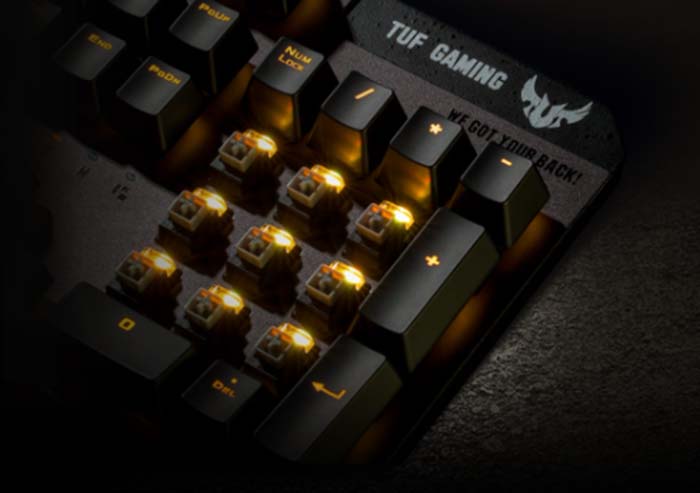 TNC Store Bàn phím ASUS TUF Gaming K7